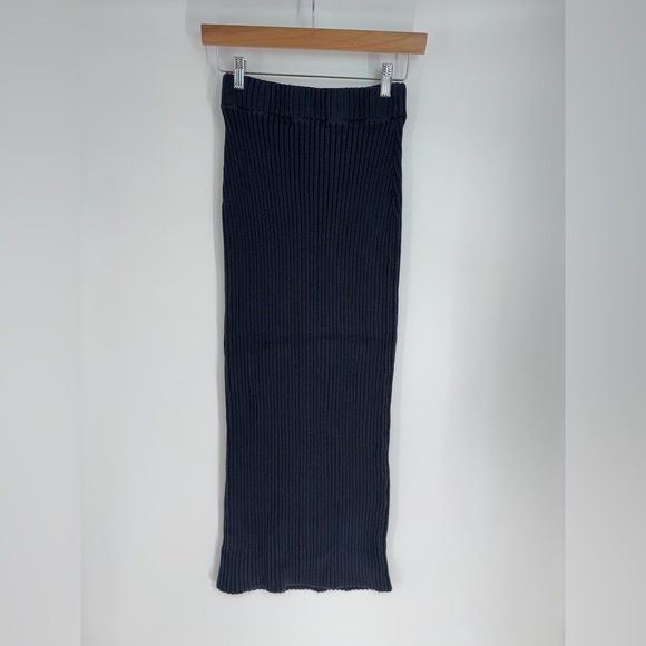 FP Beach Knit Elastic Waistband High Rise Maxi Skirt - Picture 3 of 3